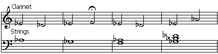 Example 2: Clarinet and strings