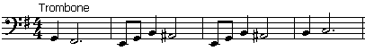 Example 4: Trombone